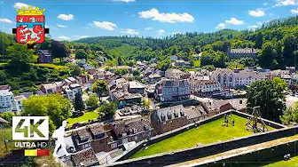 La Roche-en-Ardenne 🇧🇪| The Liberated Town in the Belgian Ardennes - Slow TV 4K