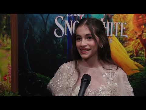 Emilia Faucher Snow White Red Carpet Premiere Interview