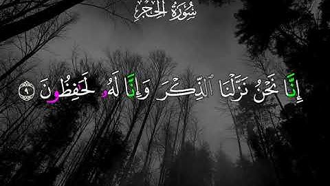 سورة الحجر ❤️راحة وسكينة❤️💖 راستي جبار //Rasty Jabbar