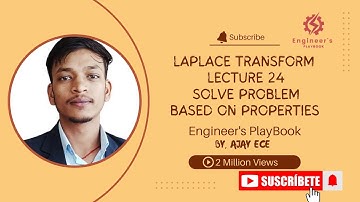 LAPLACE TRANSFORM: L24 SOLVE PROBLEM BASED ON PROPERTY|ENGINEERING MATHEMATICS|ALLBRANCH|BY AJAY,ECE