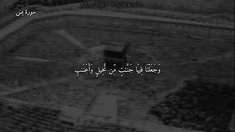 تلاوة من سورة يس ( 20 - 40 ) فضيلة الشيخ د . عبدالرحمن السديس