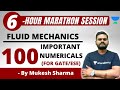 Fluid Mechanics: 100 Important Numericals for GATE & ESE (ME/CE) | Marathon | GATE/ESE 2021 Exam