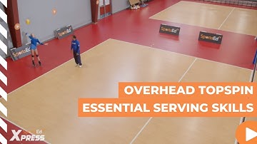 THE OVERHEAD TOPSPIN SERVE