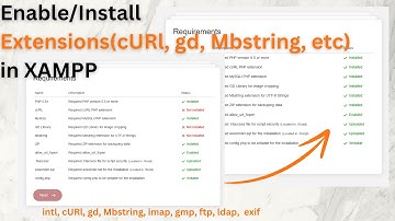 How to enable php extensions gd and zip in xampp