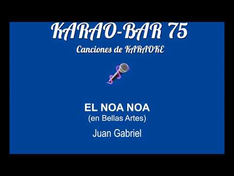 Juan Gabriel El noa noa (en Bellas Artes) KARAOKE