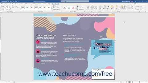 Word 2019 and 365 Tutorial Inserting WordArt Microsoft Training