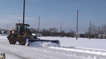Kage SnowStorm Plow Angle - Clearing Around Poles
