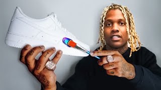 I Made NLE Choppa & Lil Durk Custom Shoes, then Surprised Them!