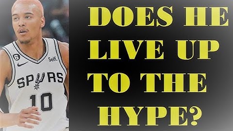 Grading Jeremy Sochan So Far...