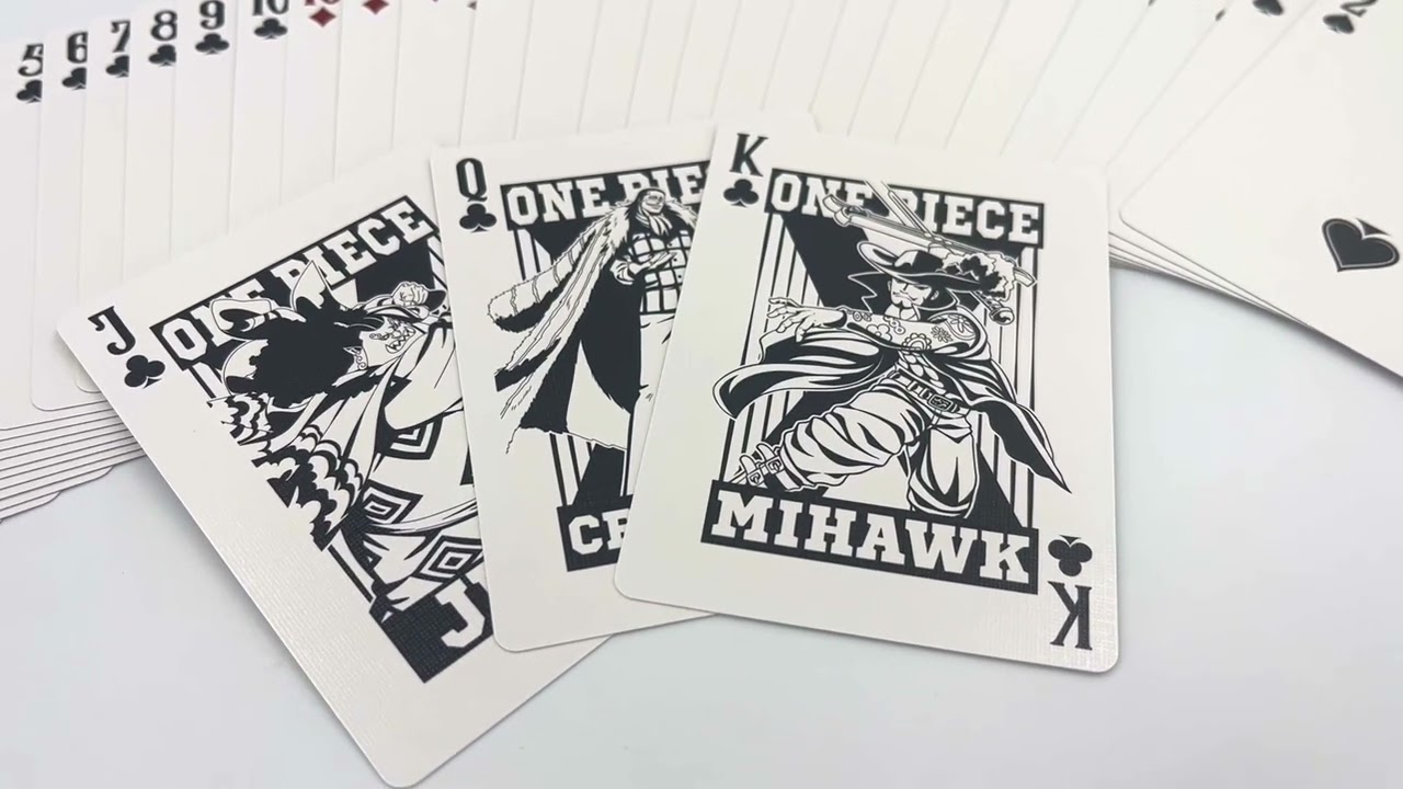 One Piece Mihawk Playing Cards by Card Mafia