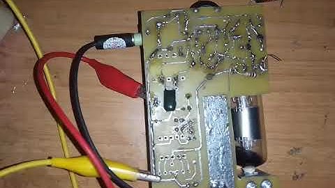 AA 1.5V one battery tube FM super regenerative (Failed)