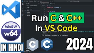 Vs code Setup For C And C   In Hindi 2024 | Run C and C   In Visual Studio Code #c #vscode