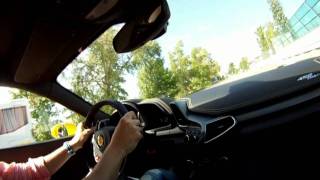 Разгон на Ferrari 458 Italy до 100 км/ч за 3,5 секунд