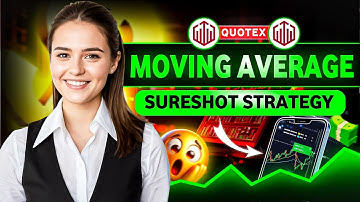 QUOTEX MOVING AVERAGE STRATEGY REVEALED ON YOUTUBE ॥ Sureshot strategy/Binary queen