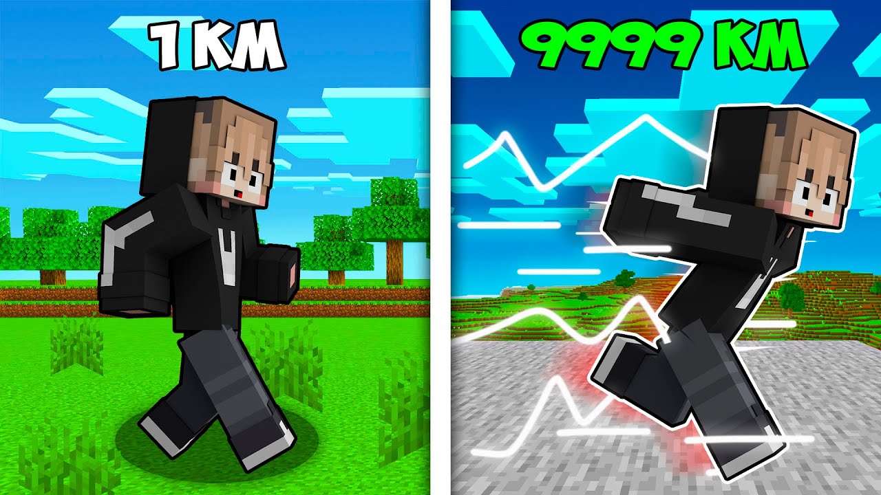 MINECRAFT TAPI AKU MENJADI MANUSIA SUPER CEPAT!!