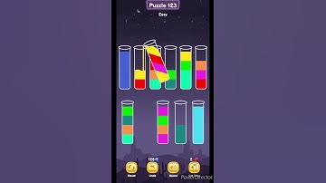 Water Color Sort Puzzle 123 #shorts