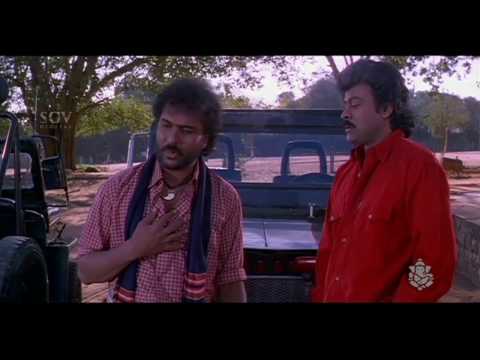 Ravichandran And Chiranjeevi Dialogues | Sipayi Kannada Movie Scene | Soundarya Hits