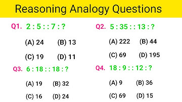 Reasoning Analogy || Resoning Questions || Reasoning Practice Set ||  Analogy Previous year question