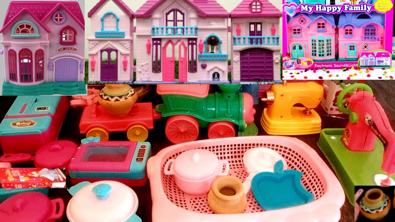 Minutes Satisfying with Unboxing Pink Rabbit kitchen Review | Sensor Toys