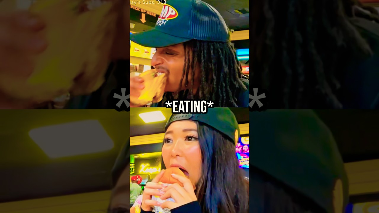 Emily’s One Bite Vs Agent’s Whole Burger! 💀😭