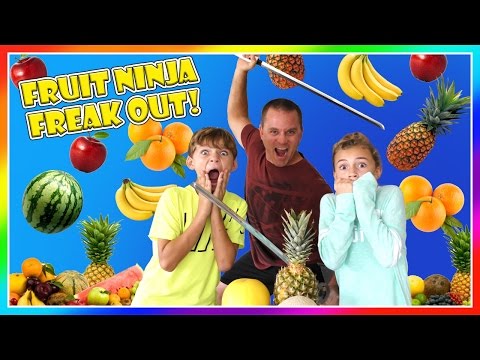 WATCH OUT FOR THE REAL FRUIT NINJA! | We Are The Davises