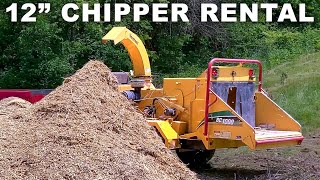 8 Hour 12in Chipper Rental  How Many Wood Chips Does BC1000XL Make?