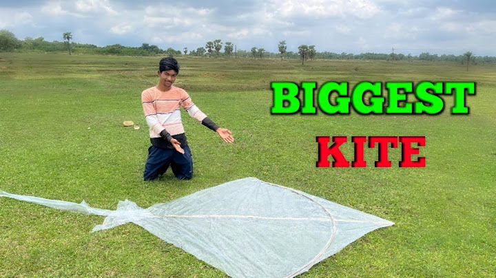 We Make the World's Biggest KITE- 🪁🪁🪁