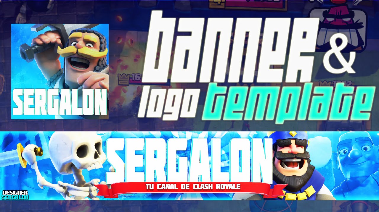 Clash Royale l Banner Template PSD Free Download YouTube
