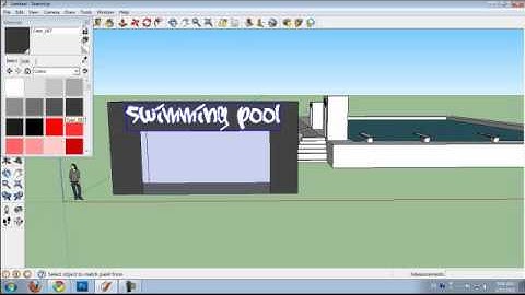 Sketchup Tutorial (Swimming pool) by Eric G8Y