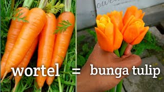 Ini Rahasianya Membuat Garnish Bunga Tulip Yang Benar 