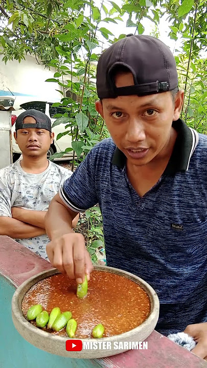 mukbang rujak blimbing wuluh #shorts #mukbang