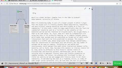 ENG287: Formatting Your Essay in Twine