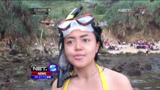 Download Lagu Asiknya Snorkling di Pantai Nglambor Gunungkidul, Yogyakarta - NET 5 MP3