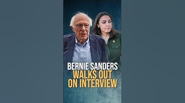 Bernie Sanders Walks Out After Question About AOC