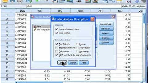 Principal Components Analysis - SPSS (part 2)