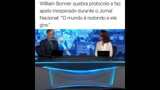 William Bonner quebra protocolo e fala Ao Vivo no Jornal Nacional. 🔴 #Shorts