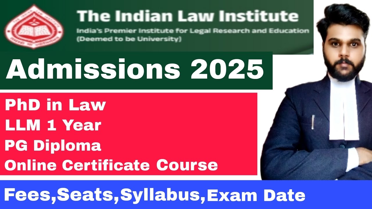 Indian Law Institute LLM Admissions 2025|ILI llm entrance 2025|ili llm preparation|ili llm syllabus