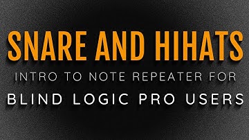 Ever Wondered How to do those Snare or Hi Hat Rolls? - Intro to Logic’s Note Repeater with VoiceOver