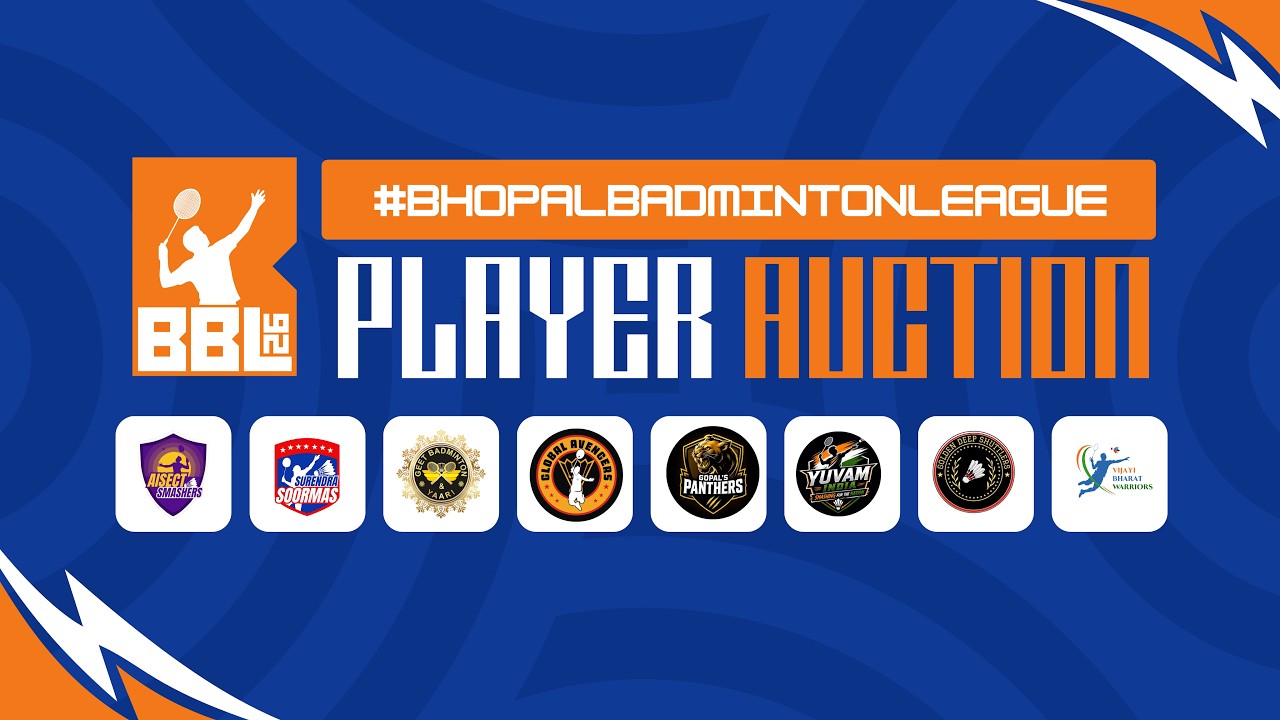 BHOPAL BADMINTON LEAGUE 2026 | AUCTION