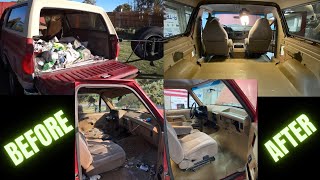 TRANSFORMING A Bronco Interior In 7 Minutes!
