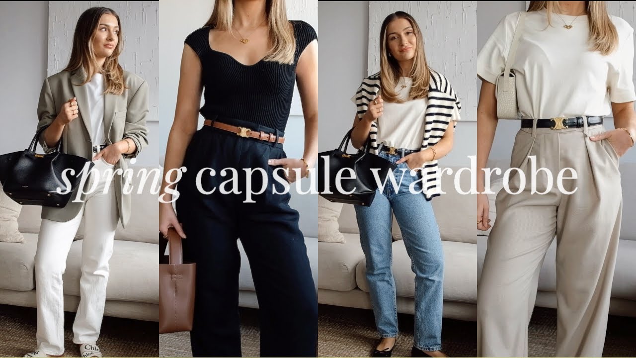 SPRING CAPSULE WARDROBE 2023 25 KEY NEUTRAL BASICS FOR A MINIMAL WARDROBE YouTube
