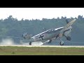 Messerschmitt Bf 109 landing mishap at ILA Berlin Air Show 2012