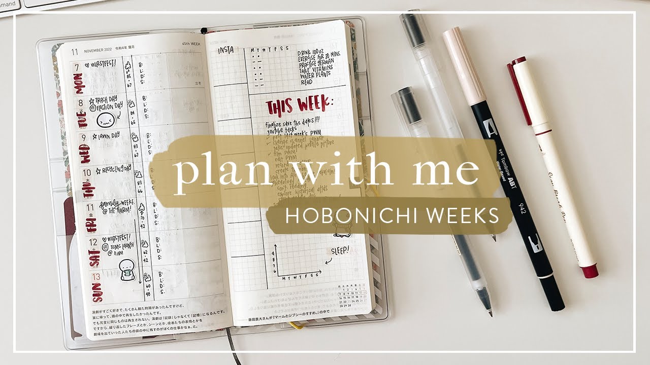 планируйте вместе со мной | с 7 по 13 ноября в рамках моих недель хобоничи