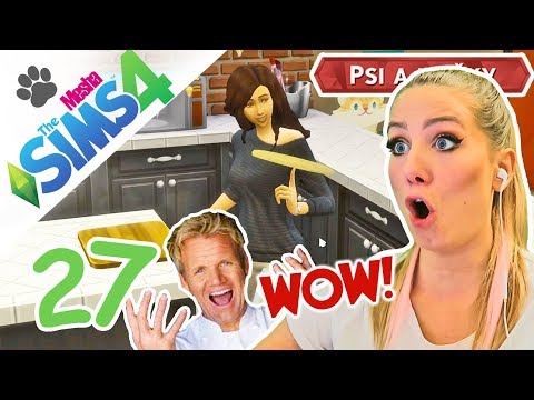 Katherine jako Gordon Ramsay v Ďábelské kuchyni ● The Sims 4 - Psi a Kočky 27