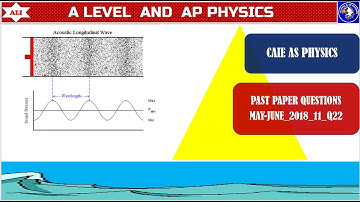 CIE A Level Physics (9702) Paper 1 Solution-2018 May June P11 Q22-9702MJ2018 11-Waves