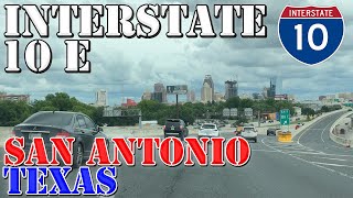 I10 East  San Antonio  Texas  4K Highway Drive