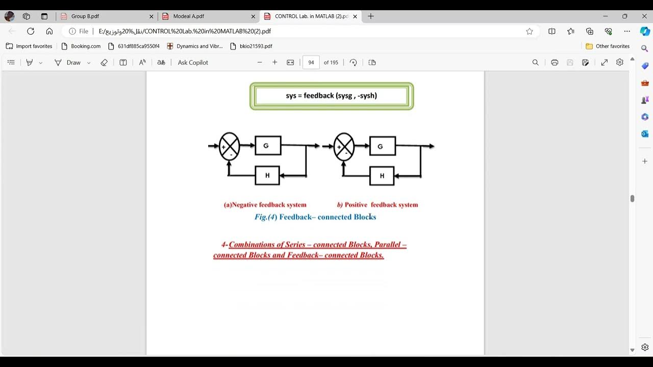 MATLAB Representation Of System In Block - YouTube