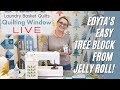 Edyta's EASY Tree Block from Jelly Roll!