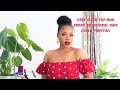 How To Sleek Top Bun on Short 4C Natural Hair with Curly Ponytail | Easy Summer Hairstyle | STWFBLOG