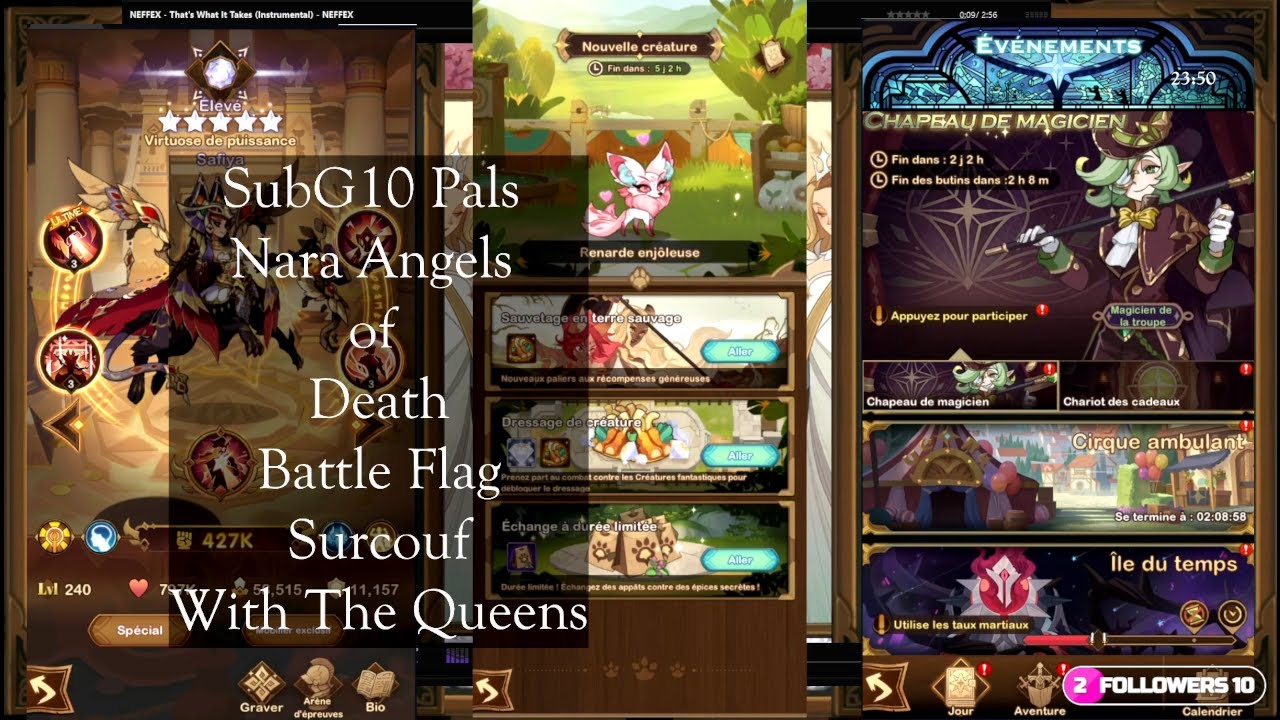 SubG10 Pals Les Nara Angels of Death Battle Flag Surcouf With The Queens